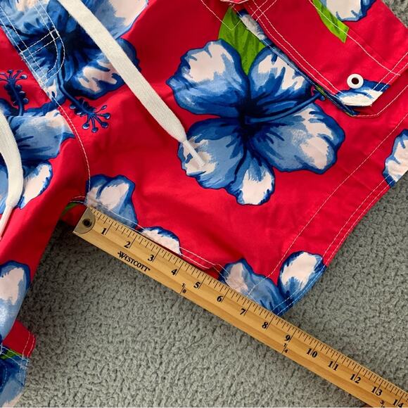 Abercrombie & Fitch Men's Swim Boardshorts Hibiscus Tropical  NWT  -  Size: XL - Picture 9 of 16